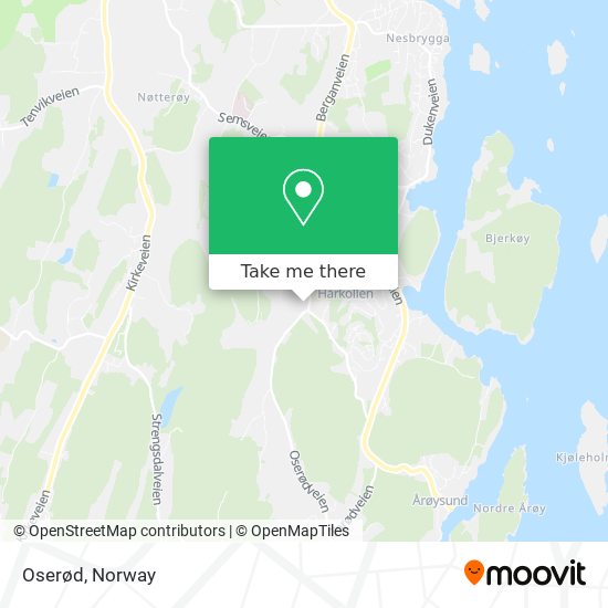 Oserød map