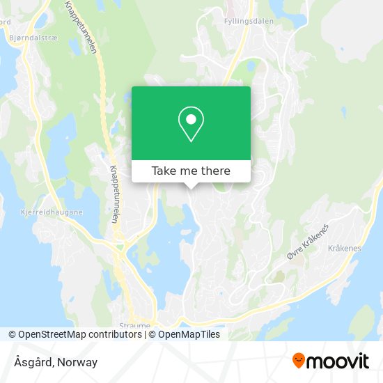 Åsgård map