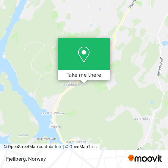 Fjellberg map