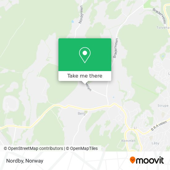 Nordby map