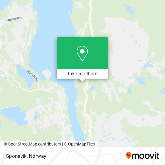 Sponavik map