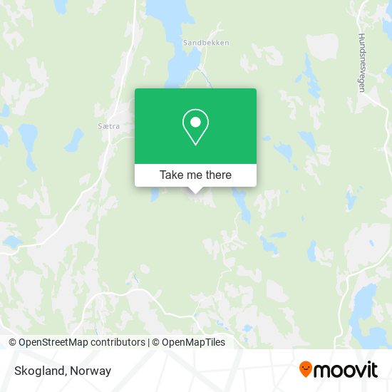 Skogland map