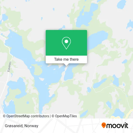 Grøsareid map