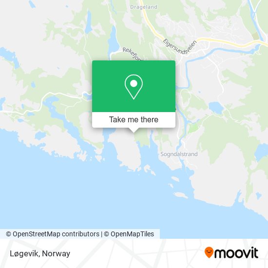 Løgevik map