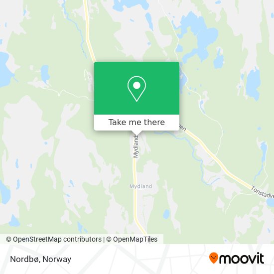 Nordbø map