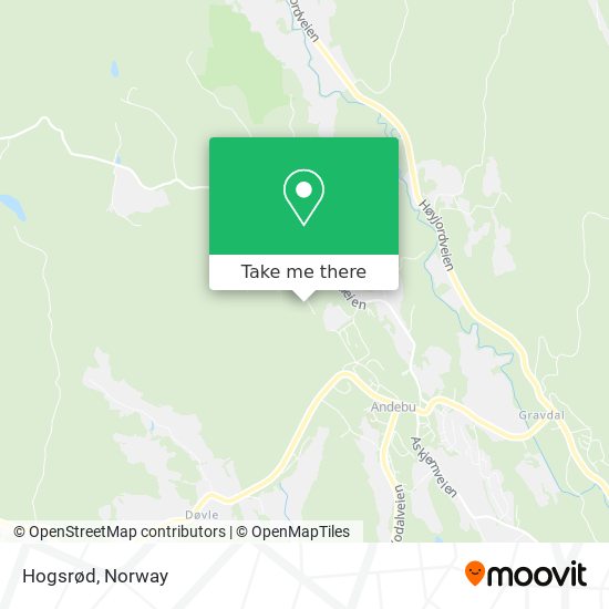 Hogsrød map