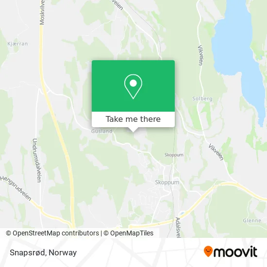 Snapsrød map