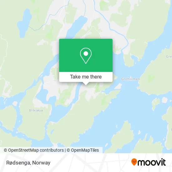 Rødsenga map