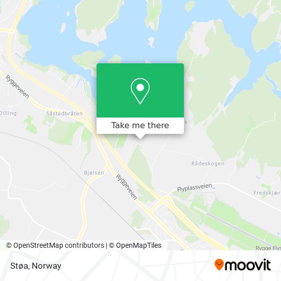 Støa map