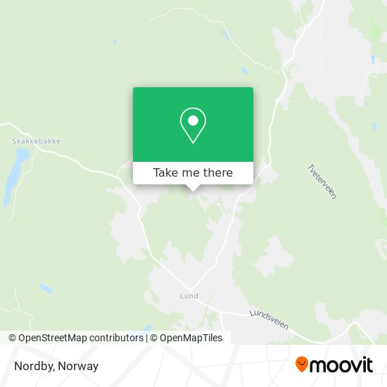 Nordby map