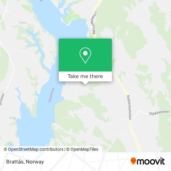 Brattås map