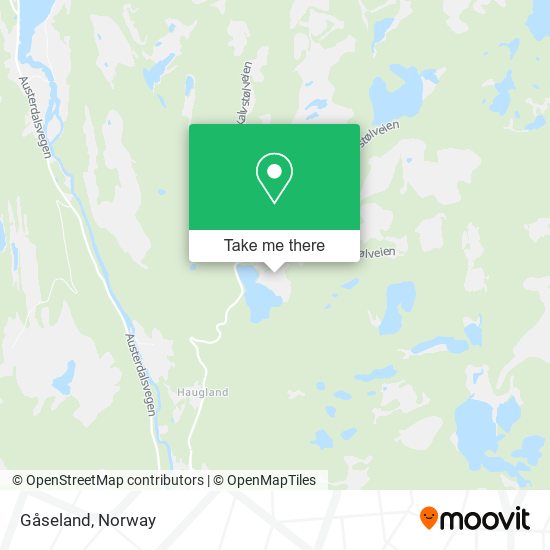 Gåseland map