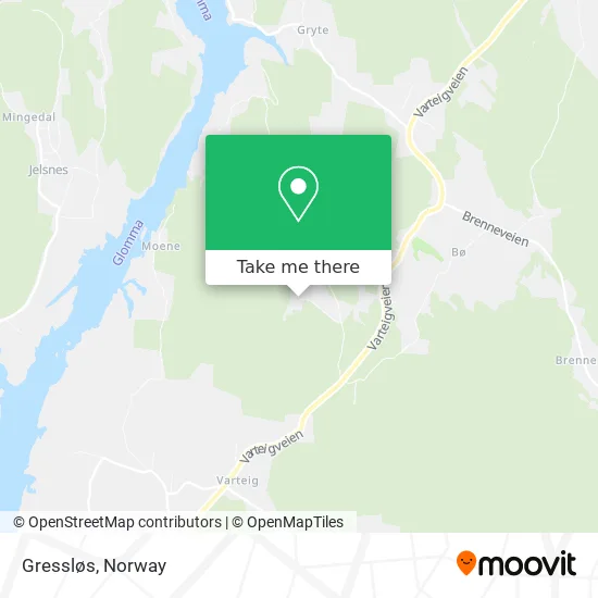 Gressløs map