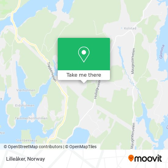 Lilleåker map