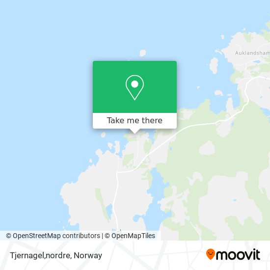 Tjernagel,nordre map