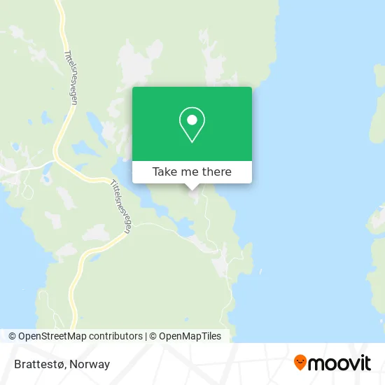 Brattestø map