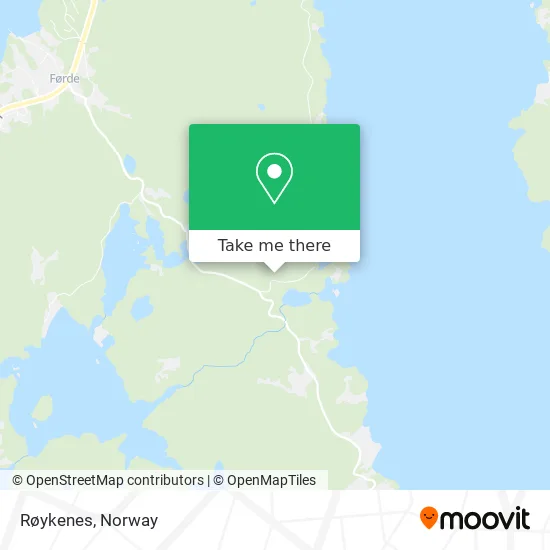 Røykenes map