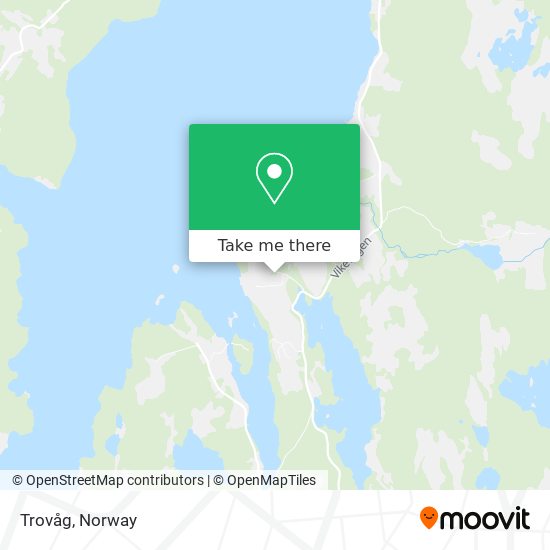 Trovåg map