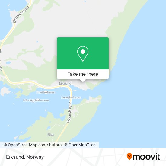 Eiksund map