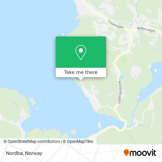 Nordbø map