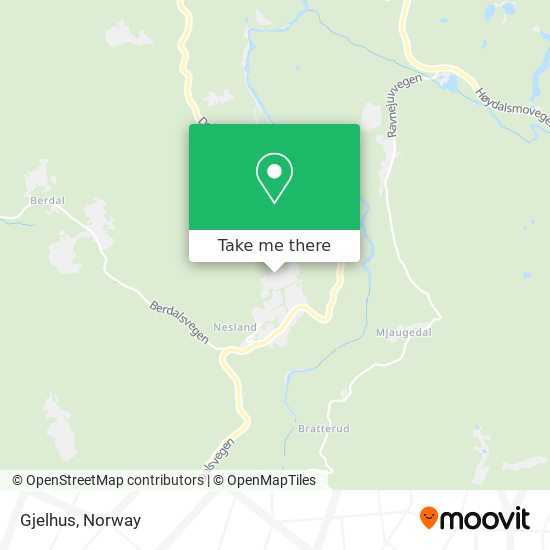 Gjelhus map