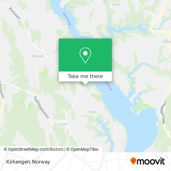 Kirkengen map