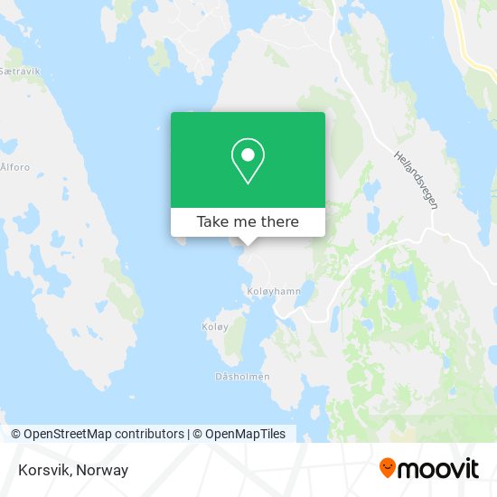 Korsvik map