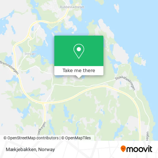 Mækjebakken map