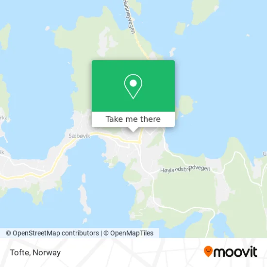 Tofte map