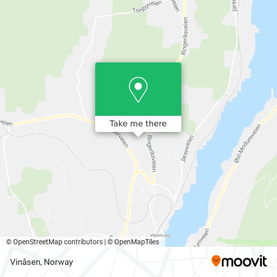 Vinåsen map