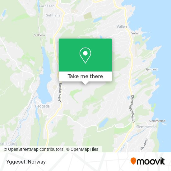 Yggeset map