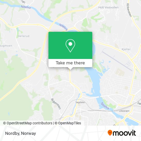 Nordby map