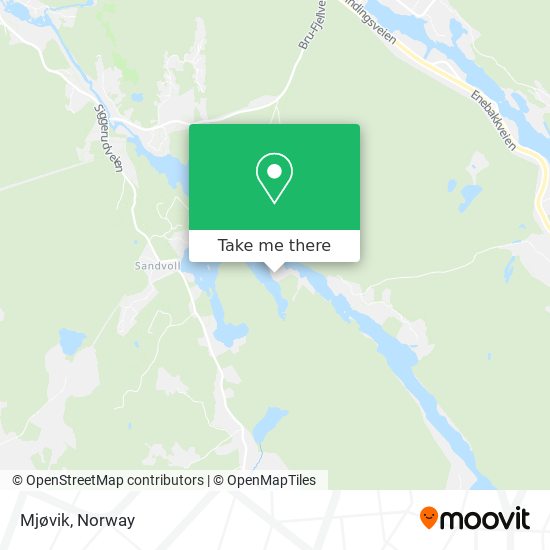 Mjøvik map