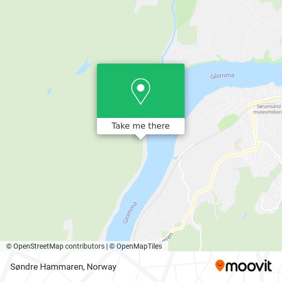 Søndre Hammaren map
