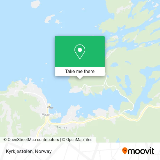 Kyrkjestølen map