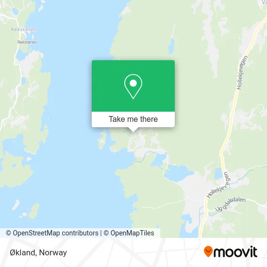 Økland map