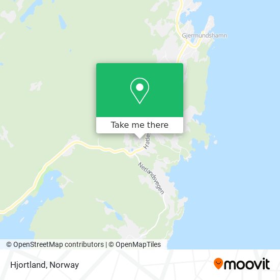 Hjortland map
