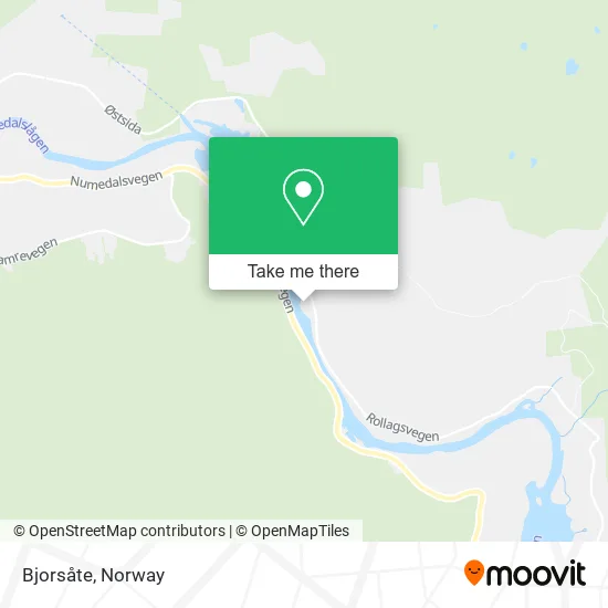 Bjorsåte map