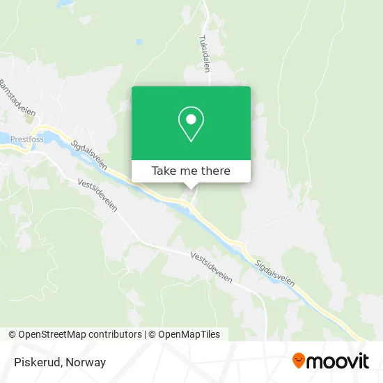 Piskerud map