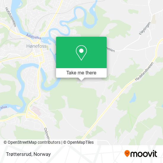 Trøttersrud map