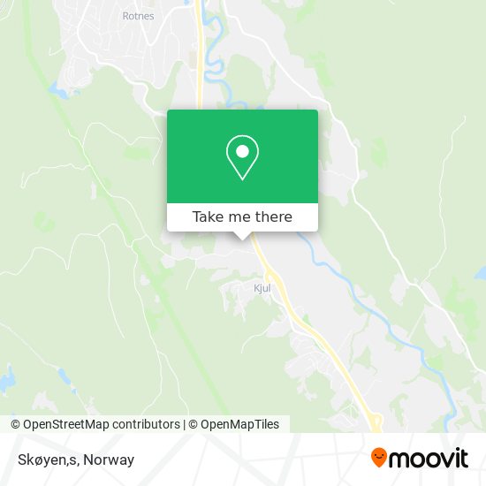 Skøyen,s map