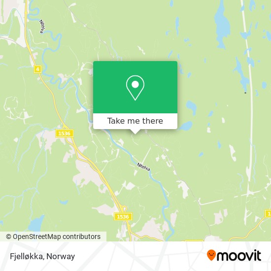 Fjelløkka map