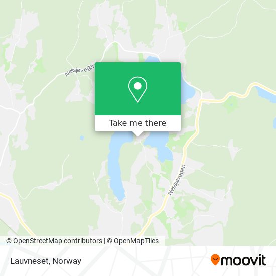 Lauvneset map