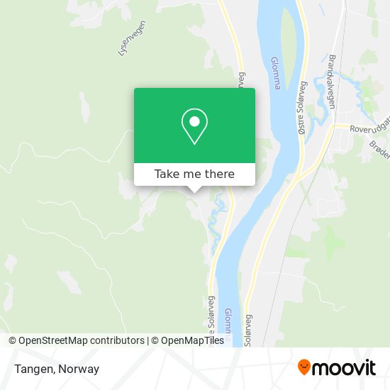 Tangen map