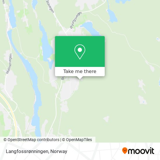 Langfossrønningen map