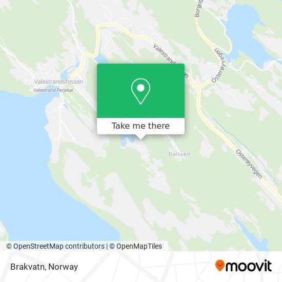 Brakvatn map