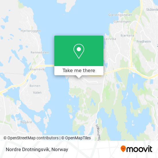 Nordre Drotningsvik map