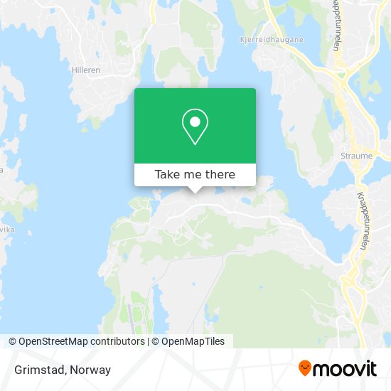 Grimstad map