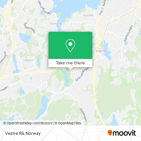 Vestre Rå map