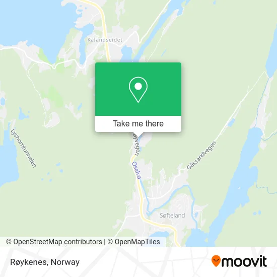 Røykenes map